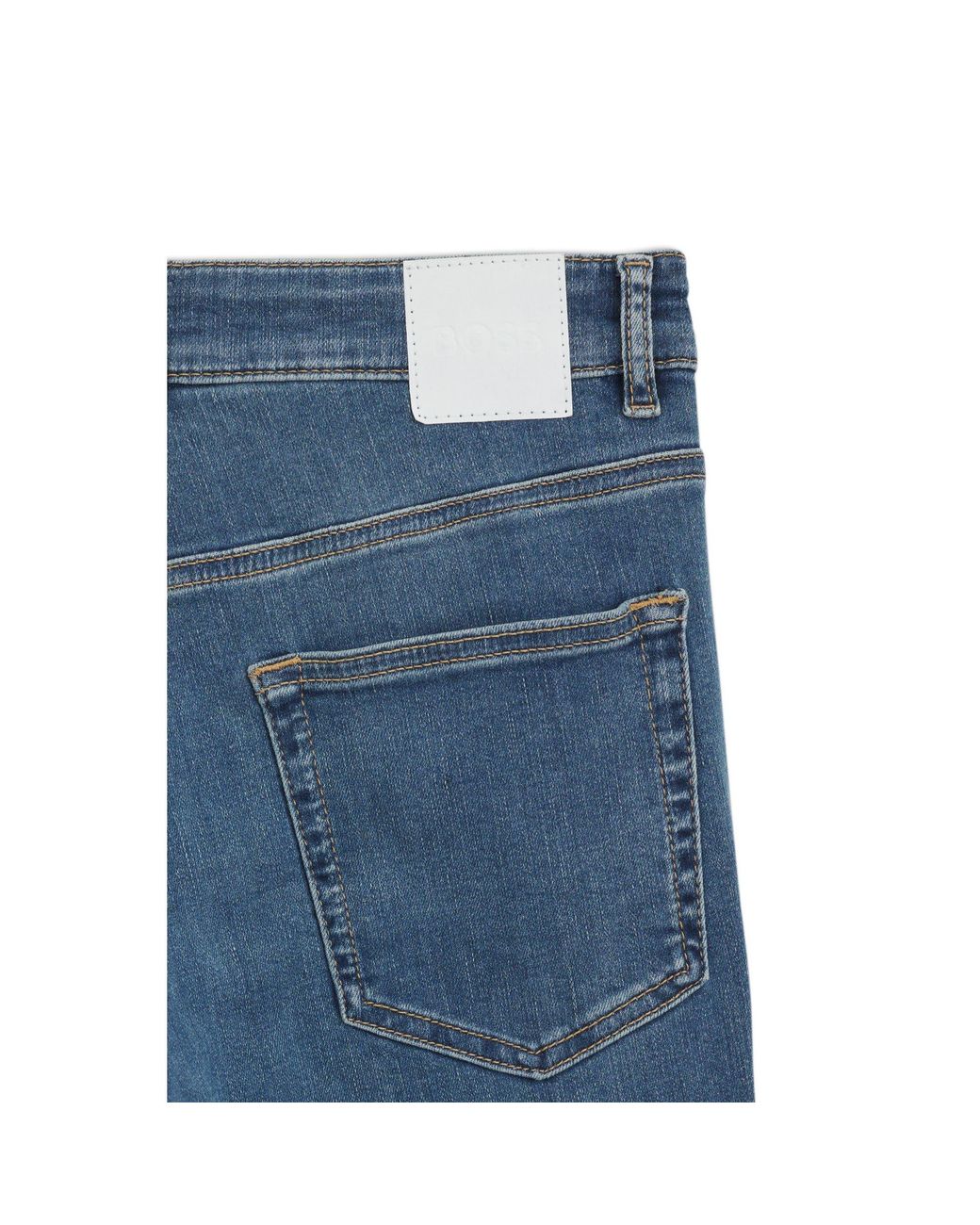 Boss Blue Slim-Fit Jeans