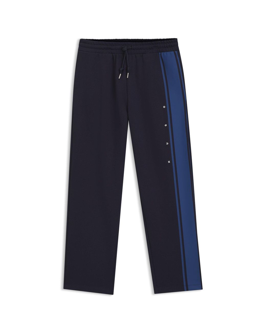 HUGO Blue Relaxed-Fit Tracksuit Bottoms for men