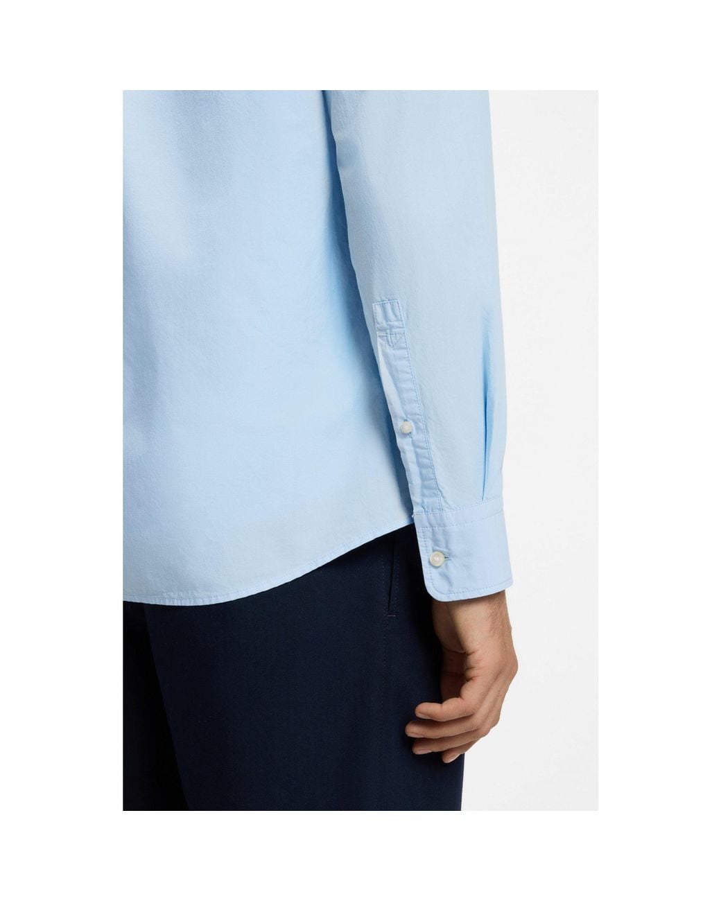 Boss Blue Regular-Fit Cotton Shirt for men