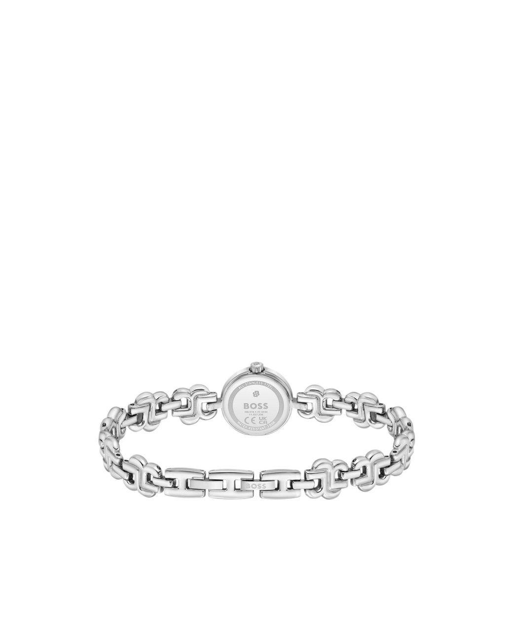 Boss Metallic Double B Dressy Stainless-Steel Watch With Monogram Bracelet