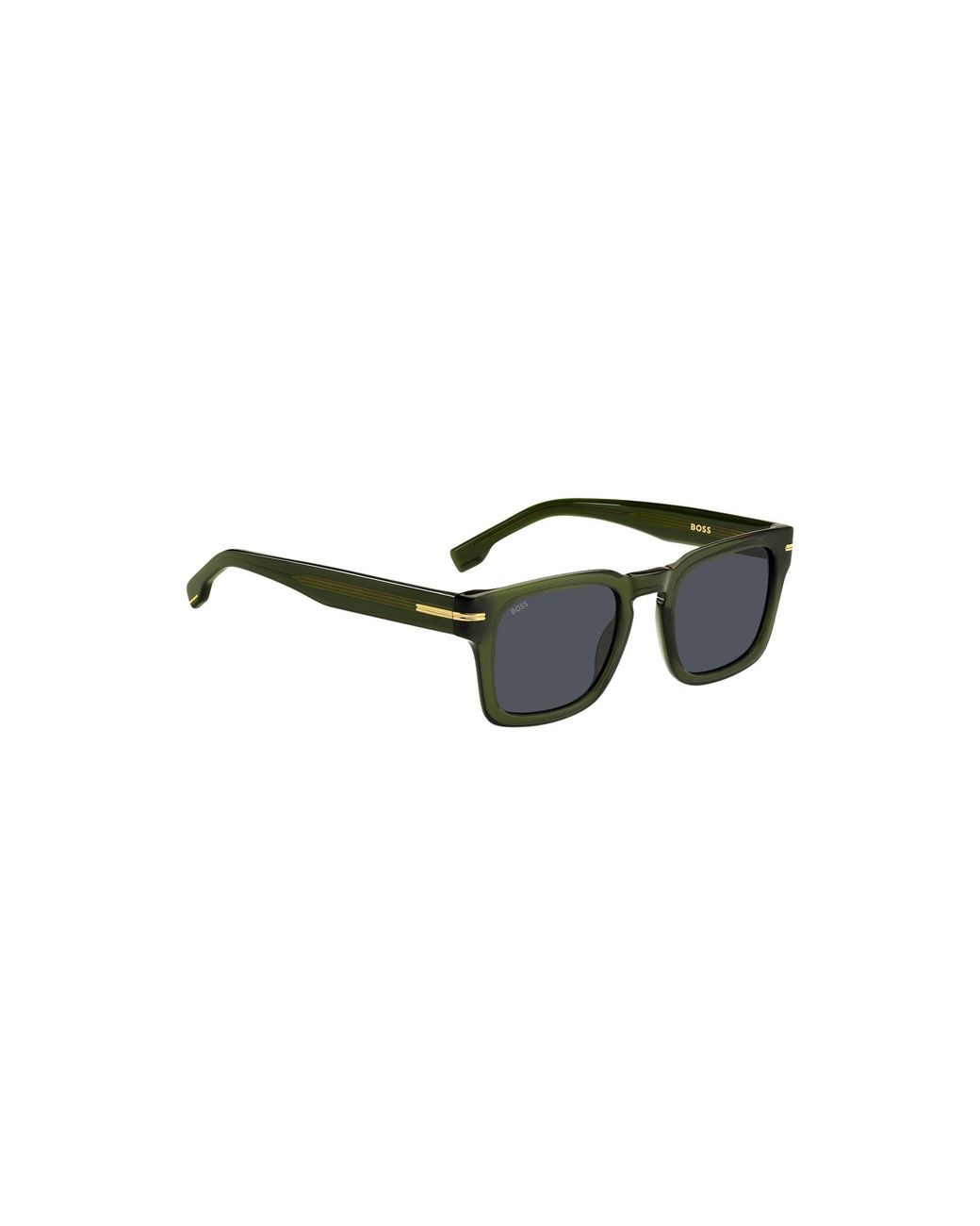 Boss Black Acetate Sunglasses With-Tone Hardware for men