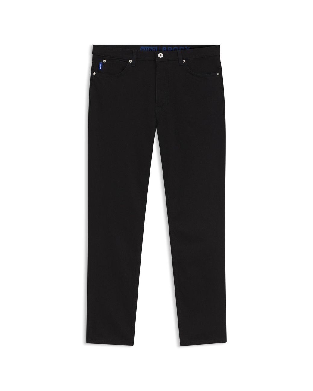 HUGO Black Tapered-Fit Jeans for men