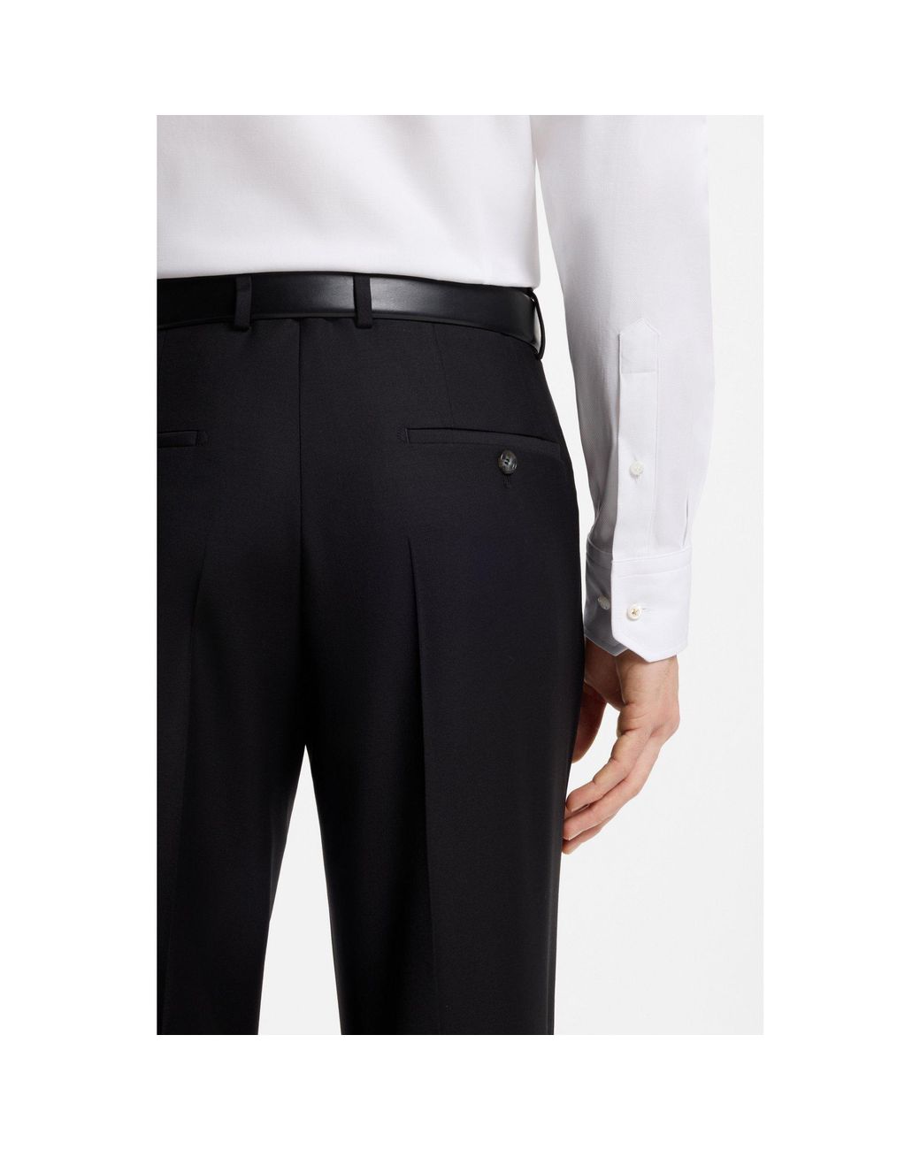 Boss White Slim-Fit Shirt for men