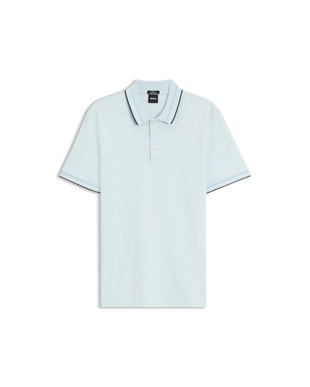 Boss Blue Slim-Fit Polo Shirt for men