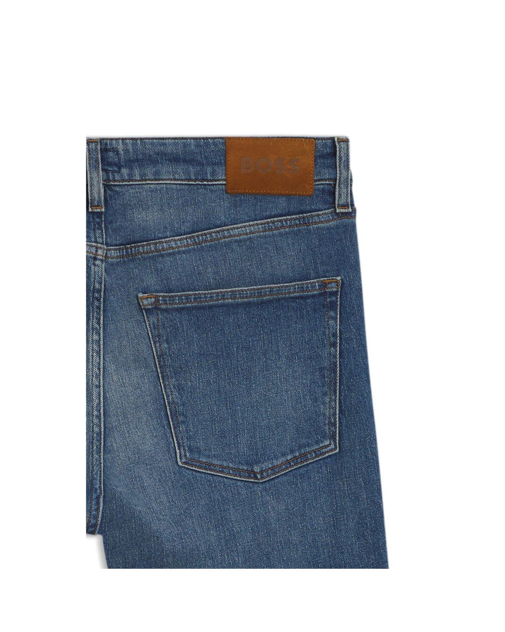 Boss Blue Slim-Fit Jeans for men