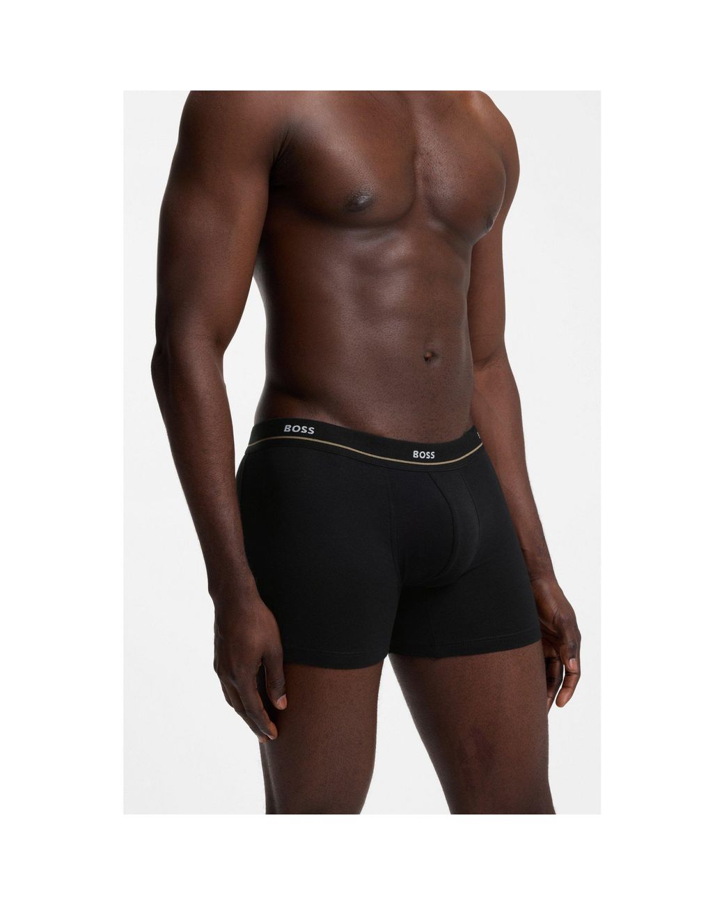 Boss Black Five-Pack Stretch-Cotton Boxer Briefs for men