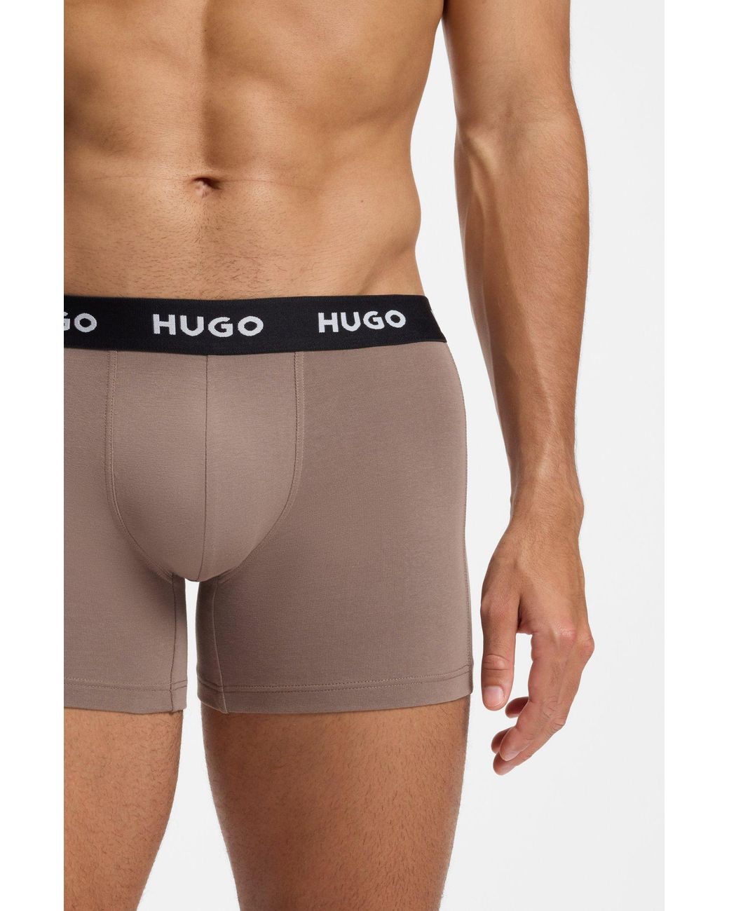 HUGO Set Van Drie Boxershorts in het Black voor heren