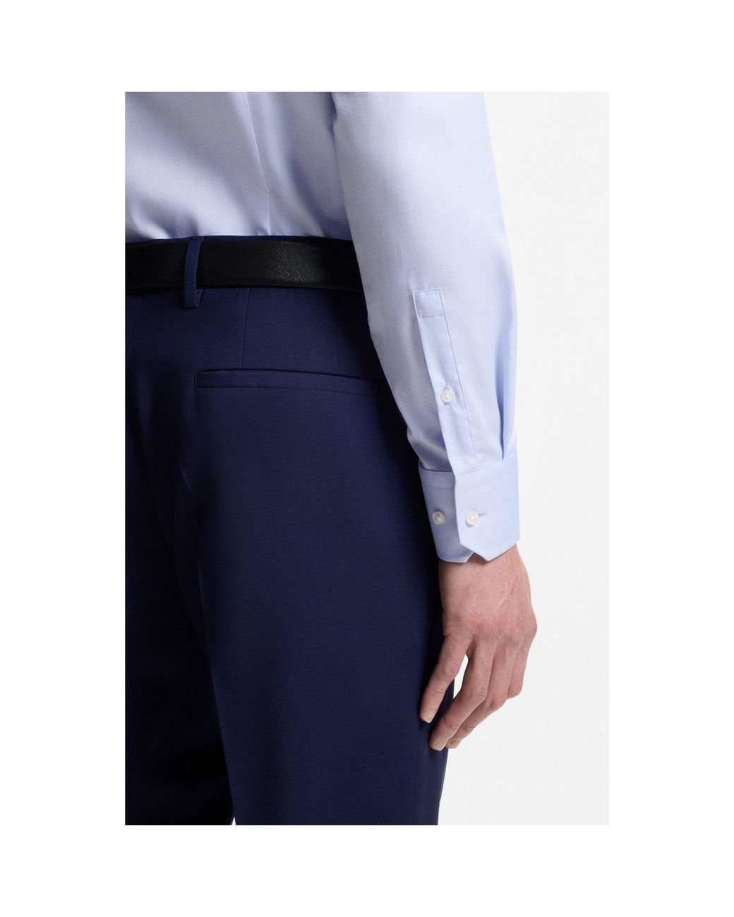 Boss Blue One Slim-Fit Shirt for men