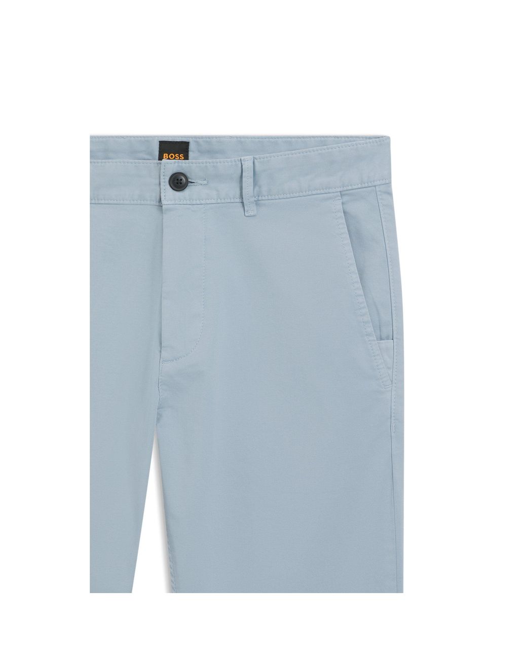 Boss Blue Slim-Fit Chinos for men
