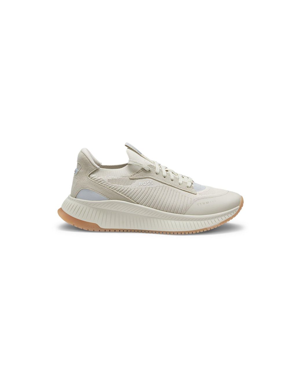 Boss White Ttnm Evo Trainers for men