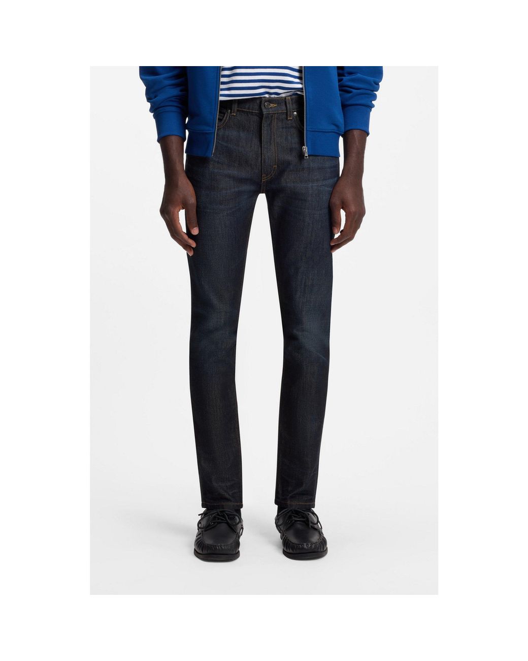 HUGO Blue Extra-Slim-Fit Jeans for men