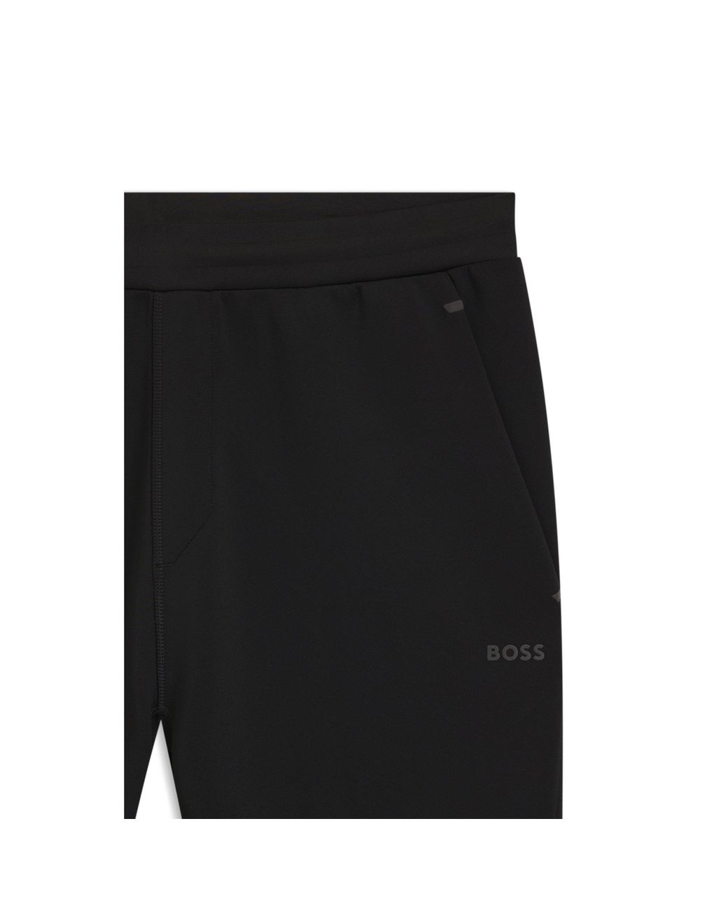 Boss Black Active Quick-Dry Trousers With Reflective Branding for men