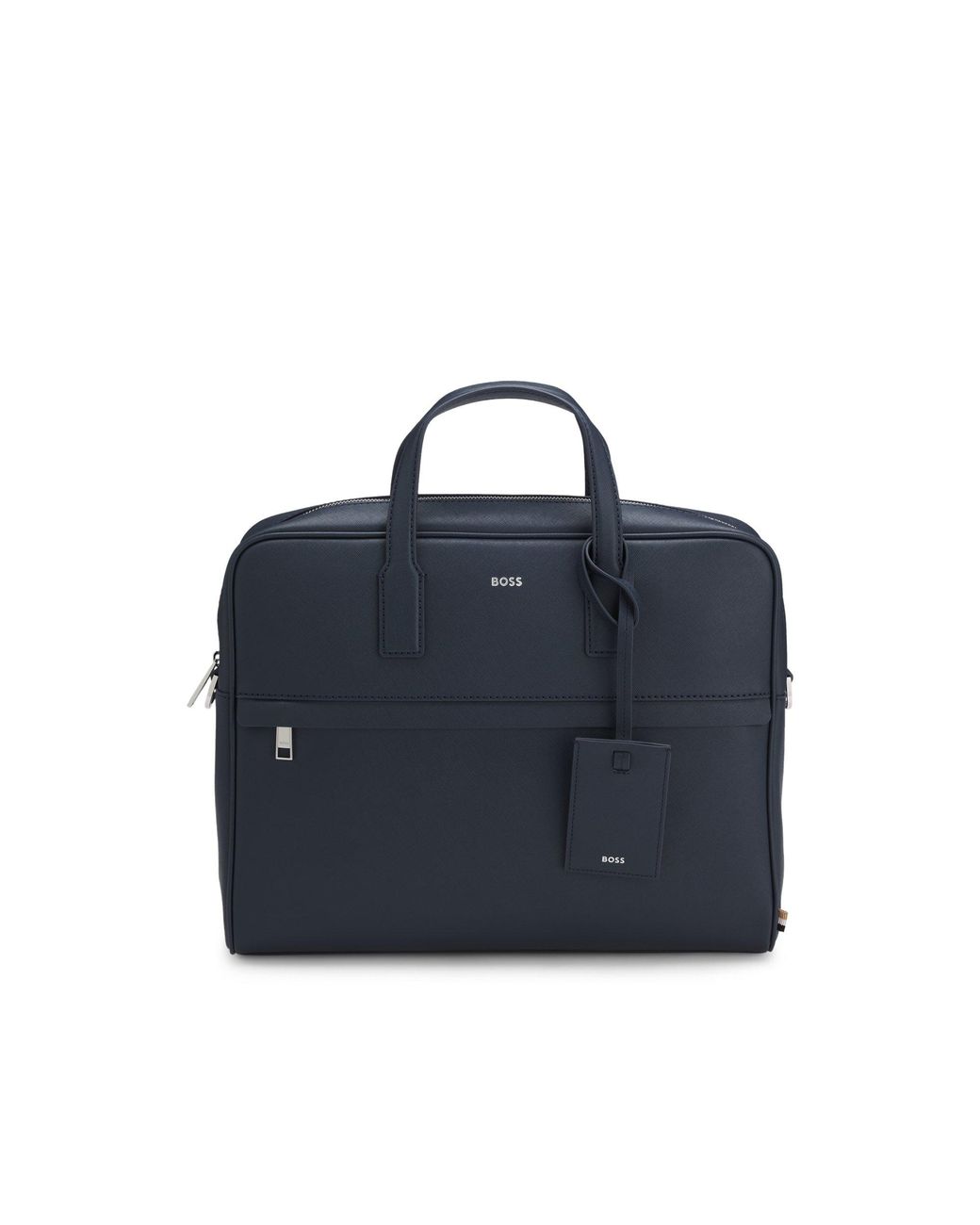 Boss Blue Versatile Document Case With Detachable Strap for men