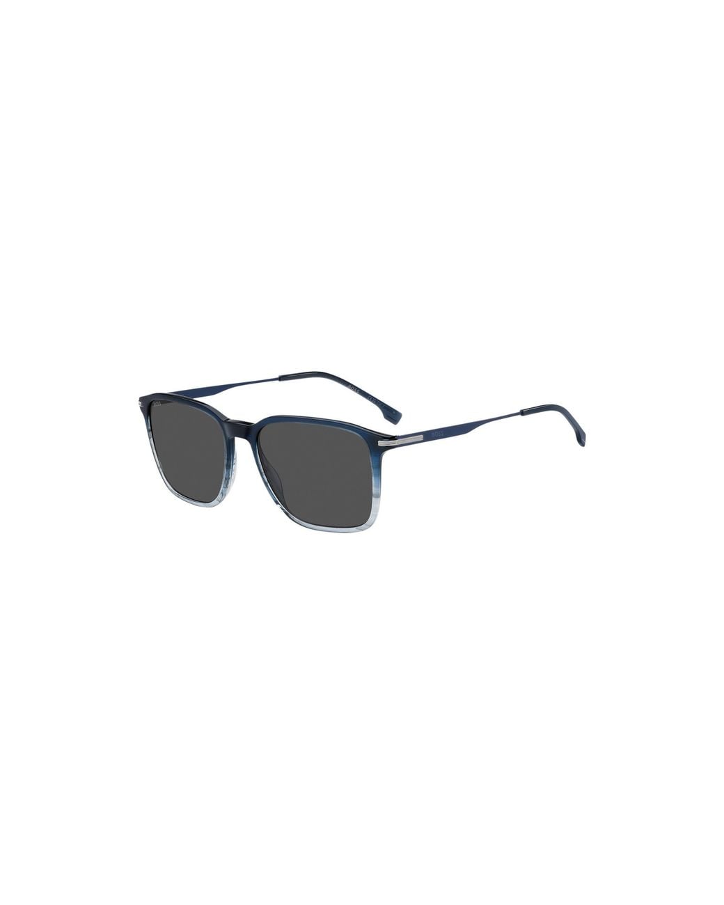 Boss Blue Degradé- Sunglasses With Striped Detail for men