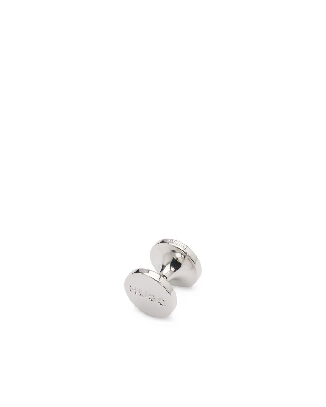 HUGO Black Round Cufflinks for men