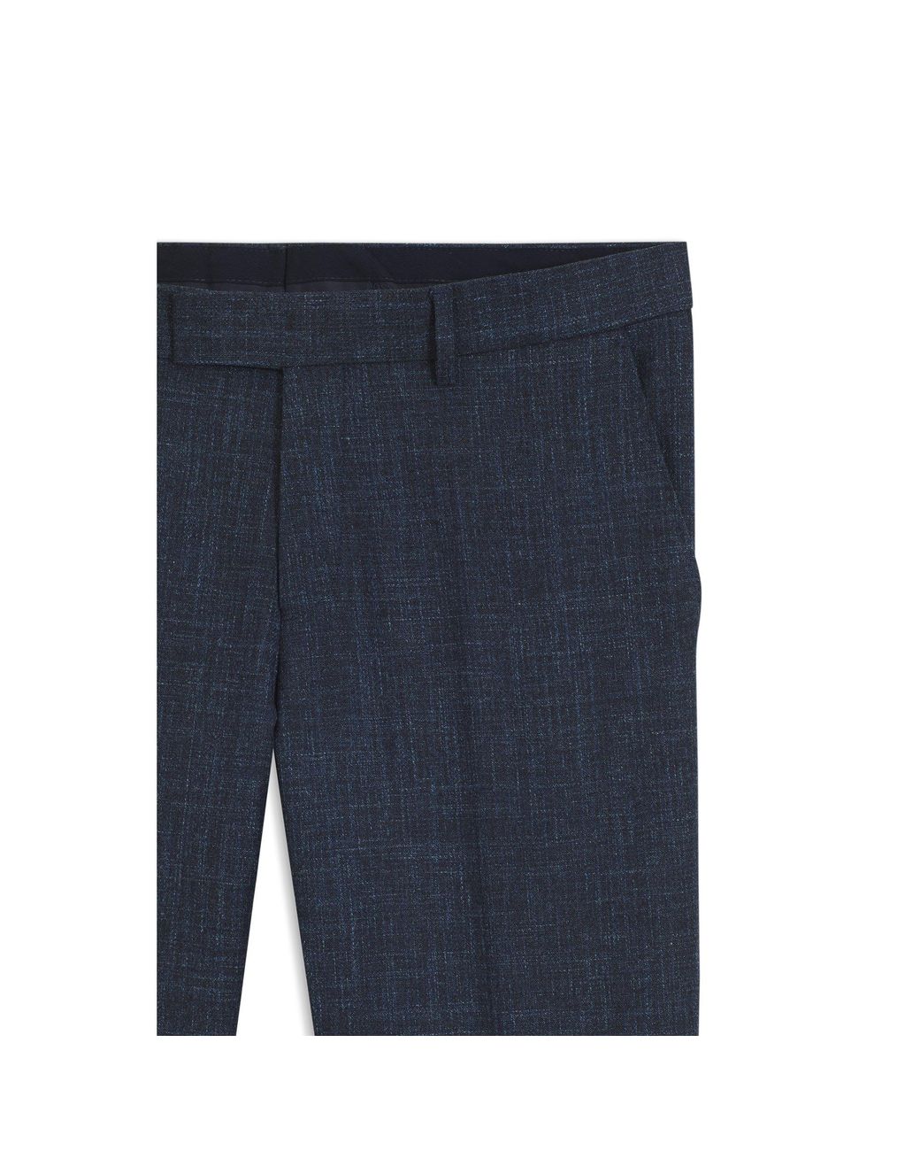 Boss Blue Regular-Fit Trousers for men