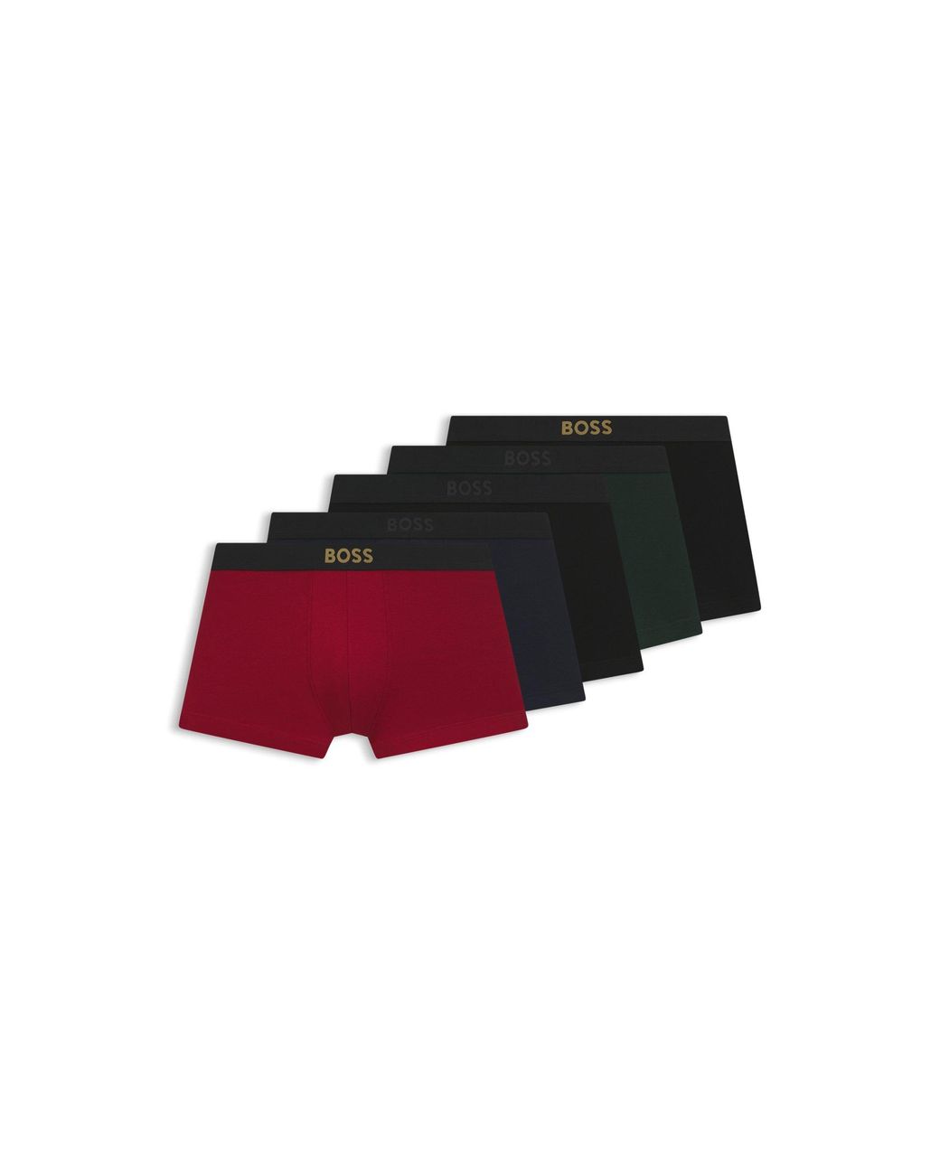 Boss Red Five-Pack Of Logo Trunks for men