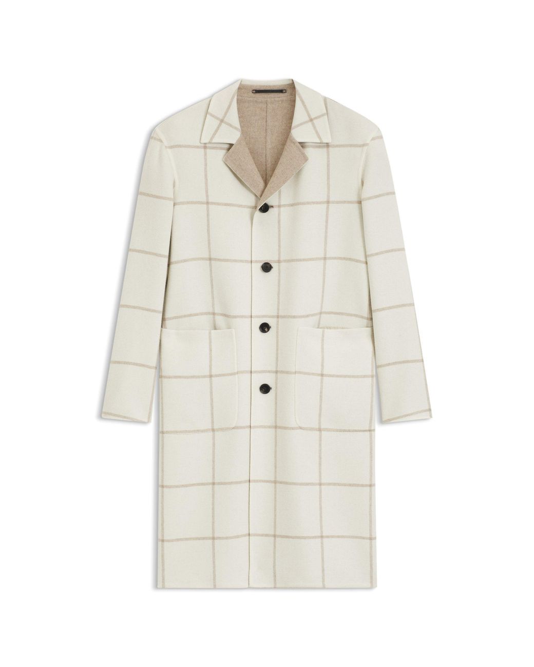 Boss Multicolor Reversible Relaxed-Fit Coat for men