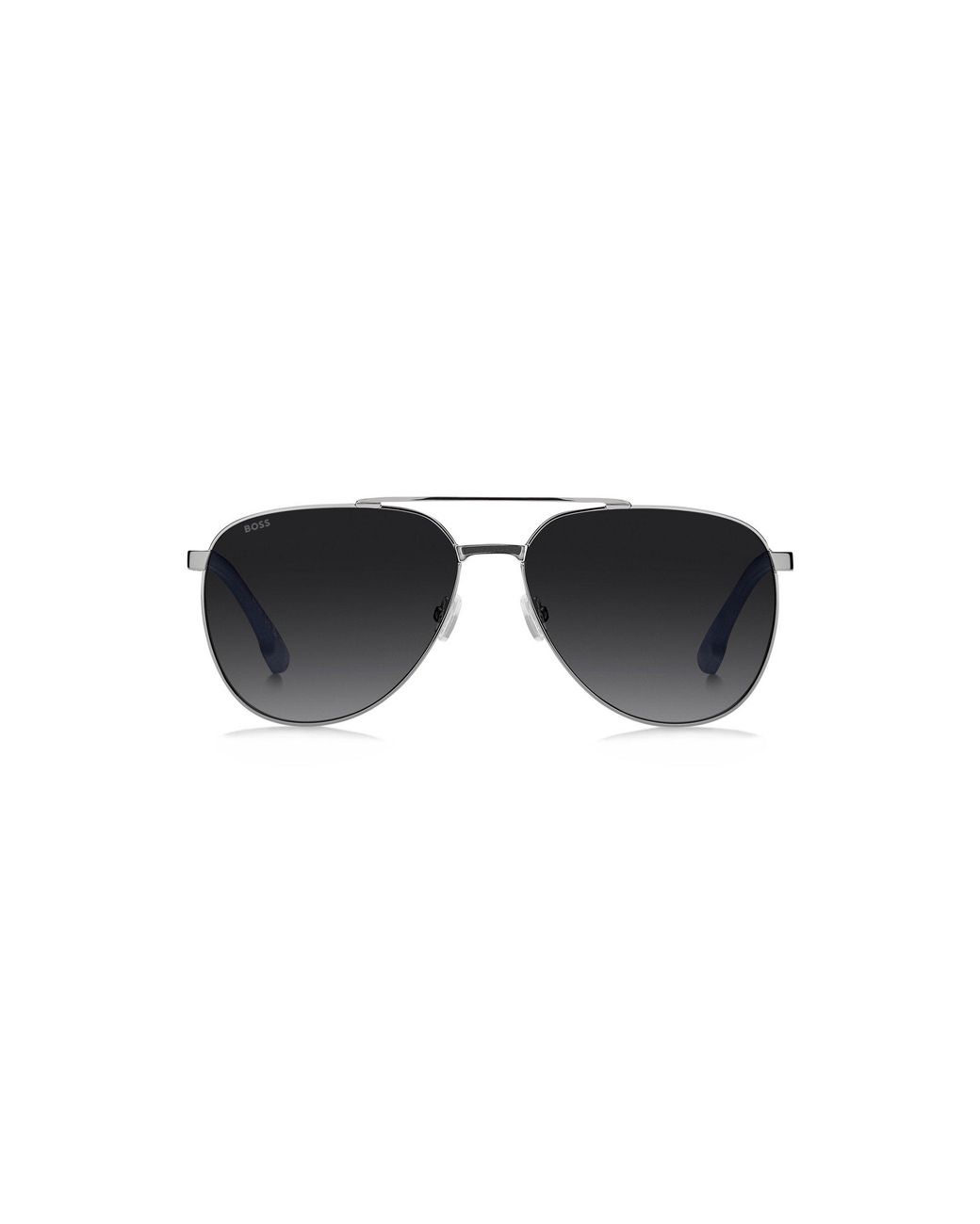 Boss Black Double-Bridge Sunglasses With Carbon-Fibre Temples for men