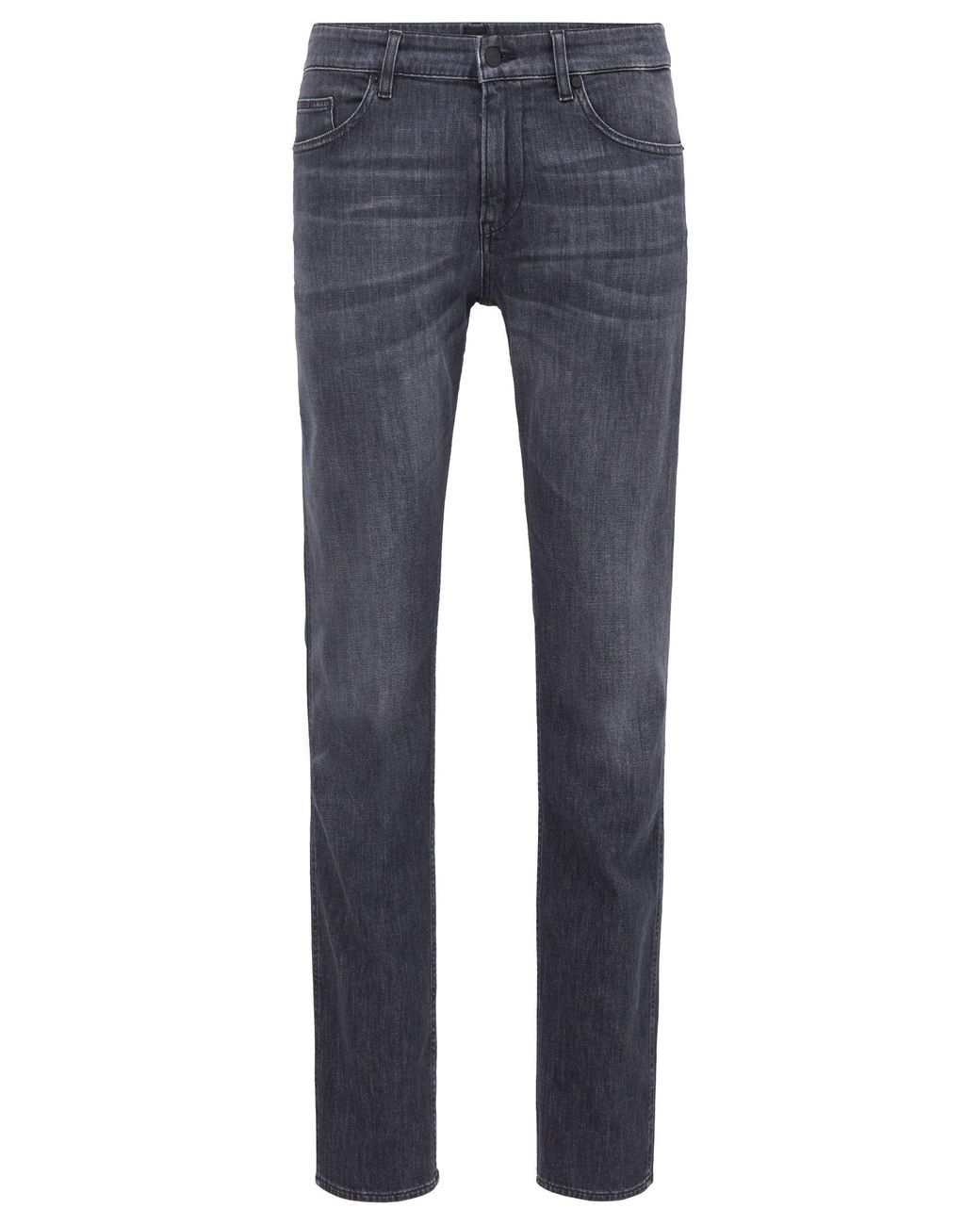 BOSS by Hugo Boss Slim Fit Jeans In Lightweight Gray Comfort Stretch