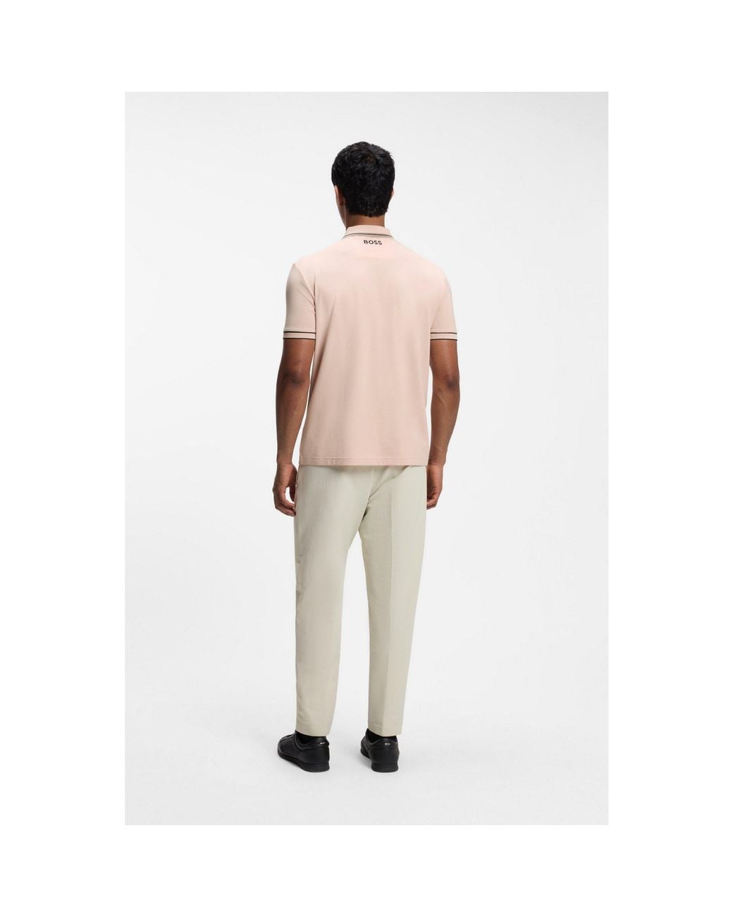 Boss Pink The Open Active Paddy Polo Shirt for men