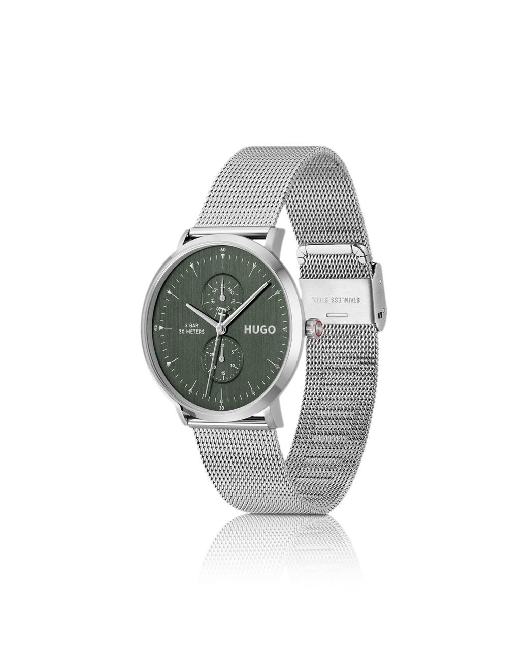 HUGO Gray Style-Tone Watch With Dial for men