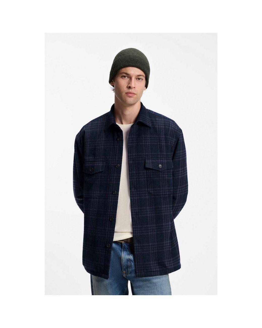 Boss Green By Beckham Beanie Hat for men