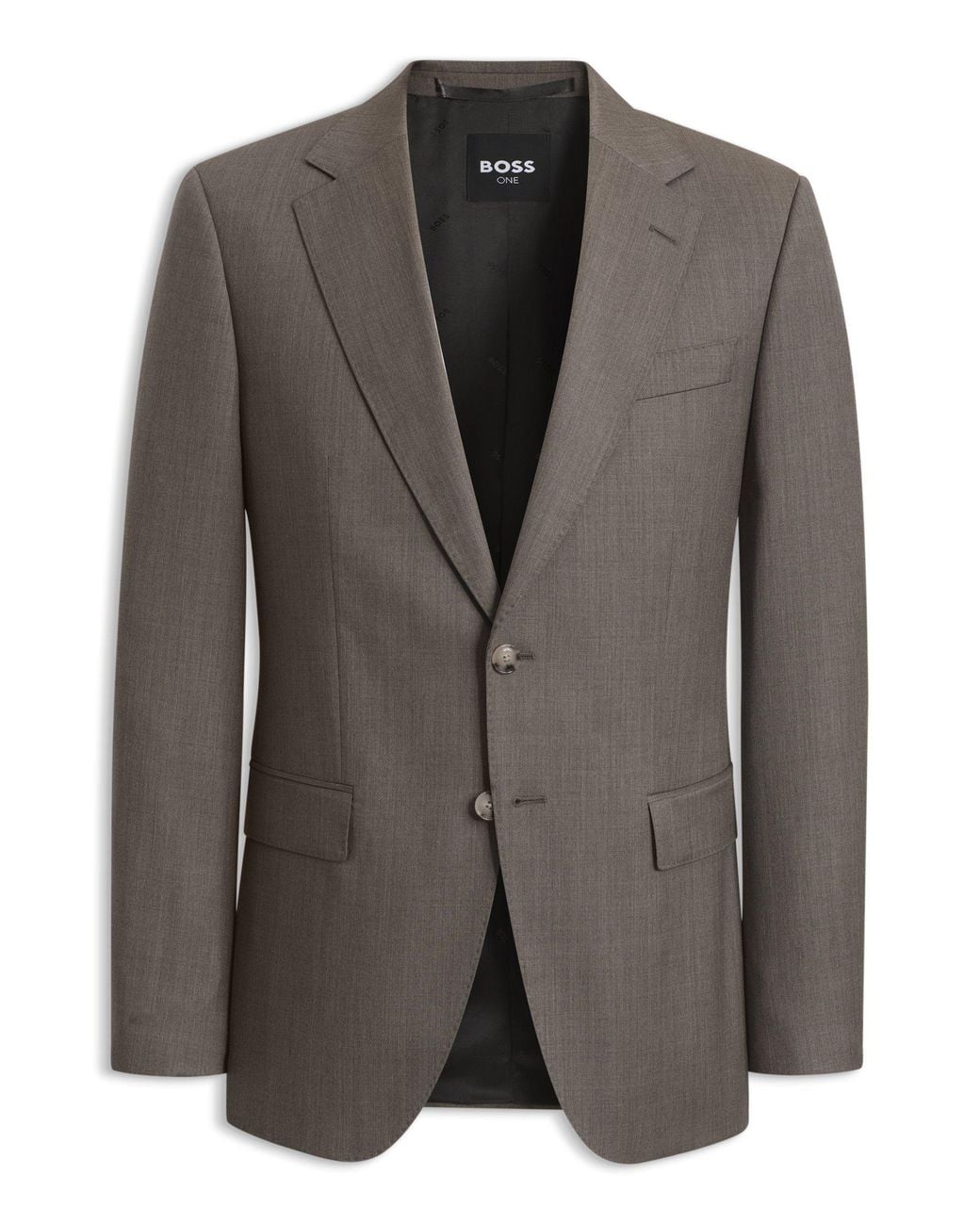 Boss One Slim-Fit Colbert in het Black voor heren