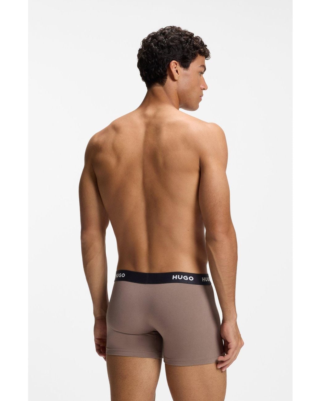 HUGO Set Van Drie Boxershorts in het Black voor heren