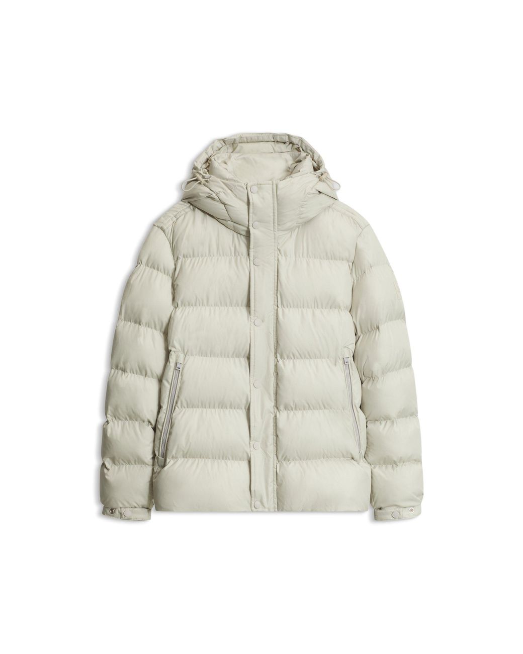 Boss Natural Water-Repellent Hooded Puffer Jacket for men