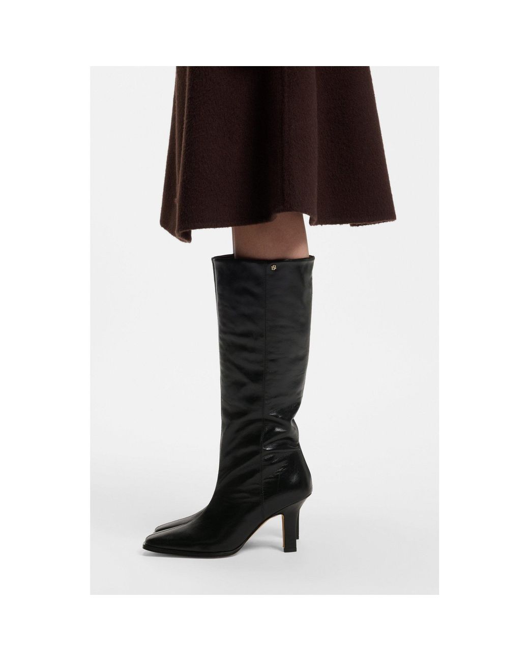 Boss Black Knee-High Boots