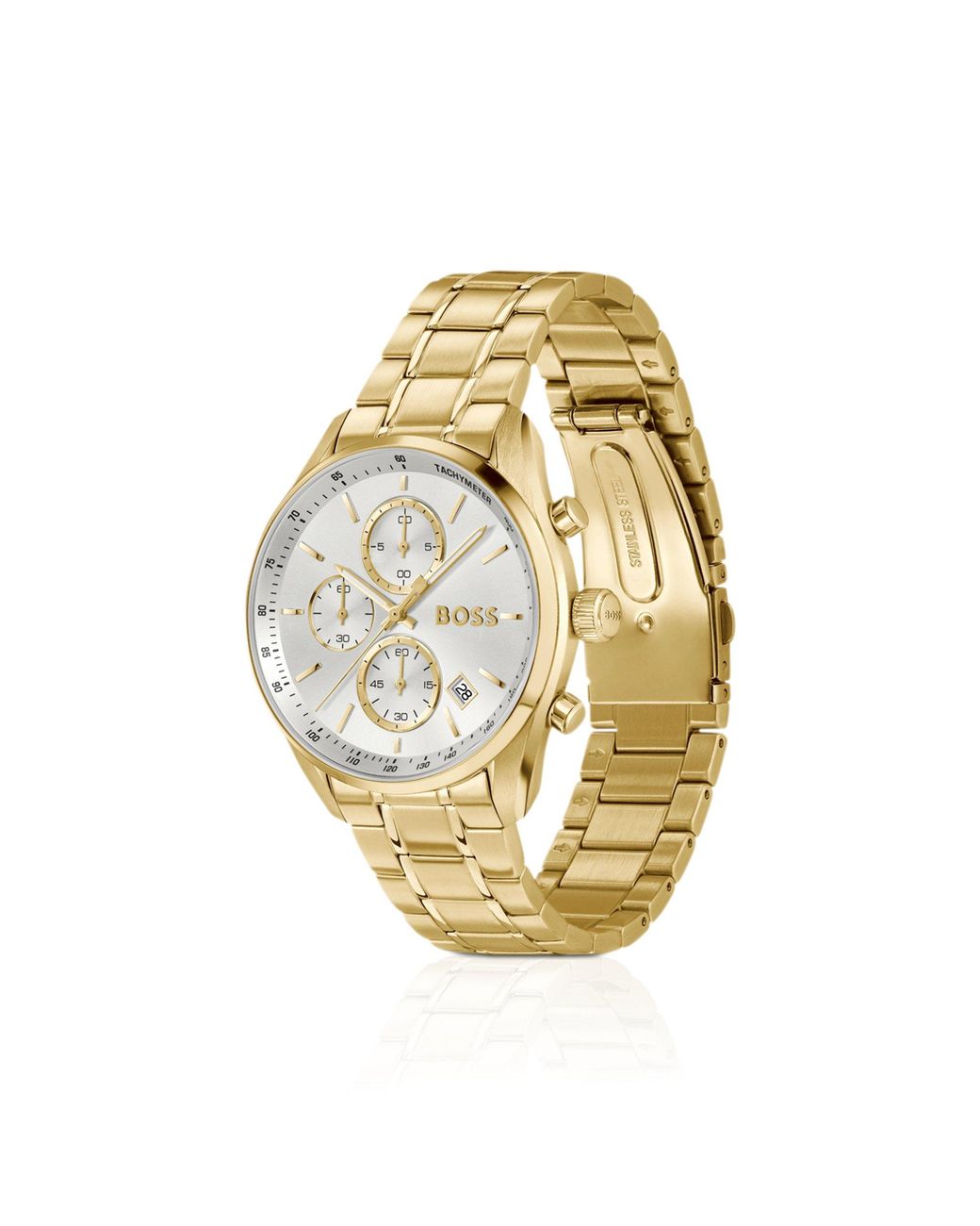 Boss Metallic Grand Prix 40-Tone Watch for men