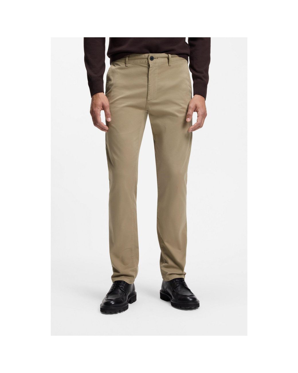 Boss Natural Slim-Fit Chinos for men