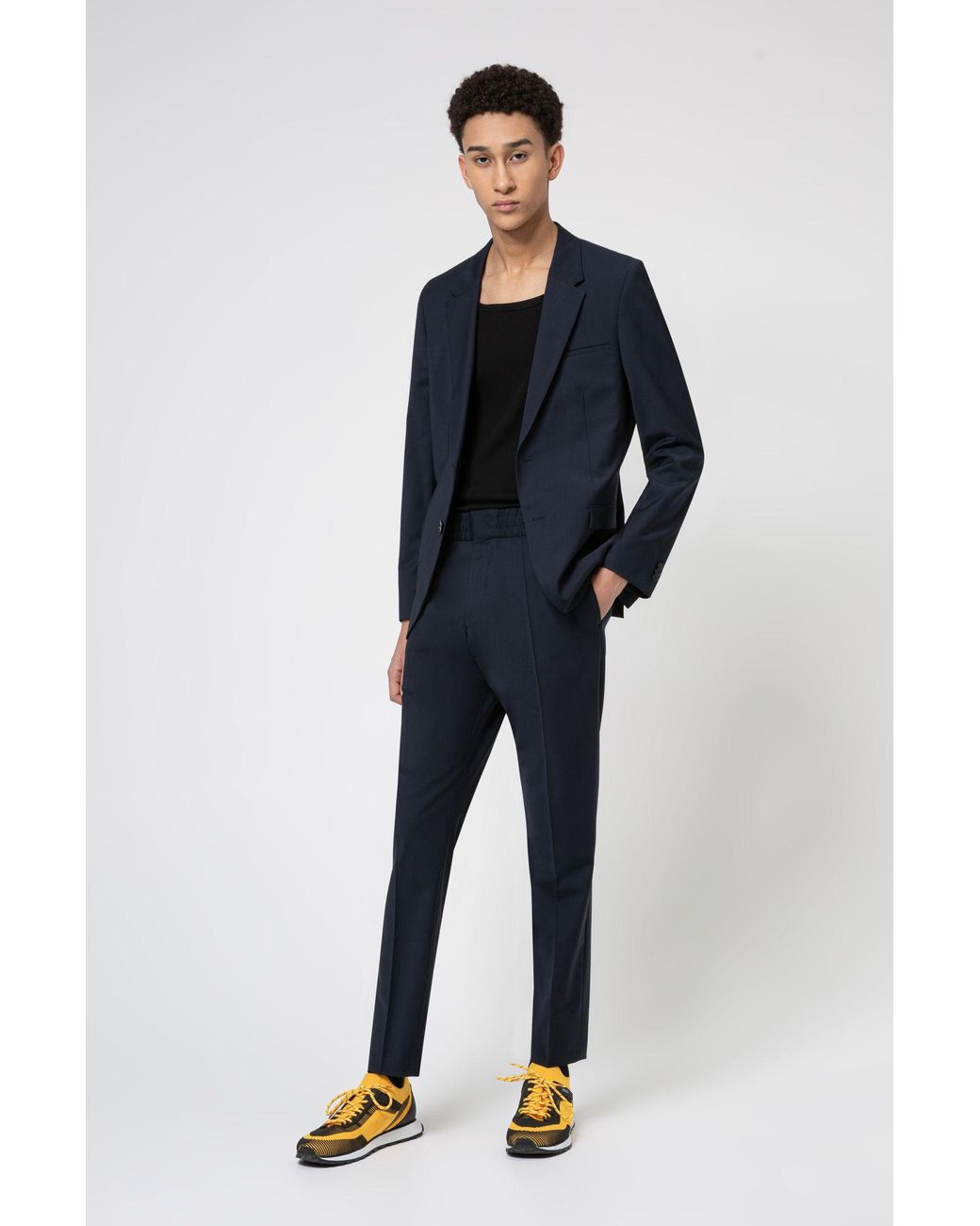 BOSS by Hugo Boss Wool Extra Slim Fit Suit In Performance Stretch Cloth