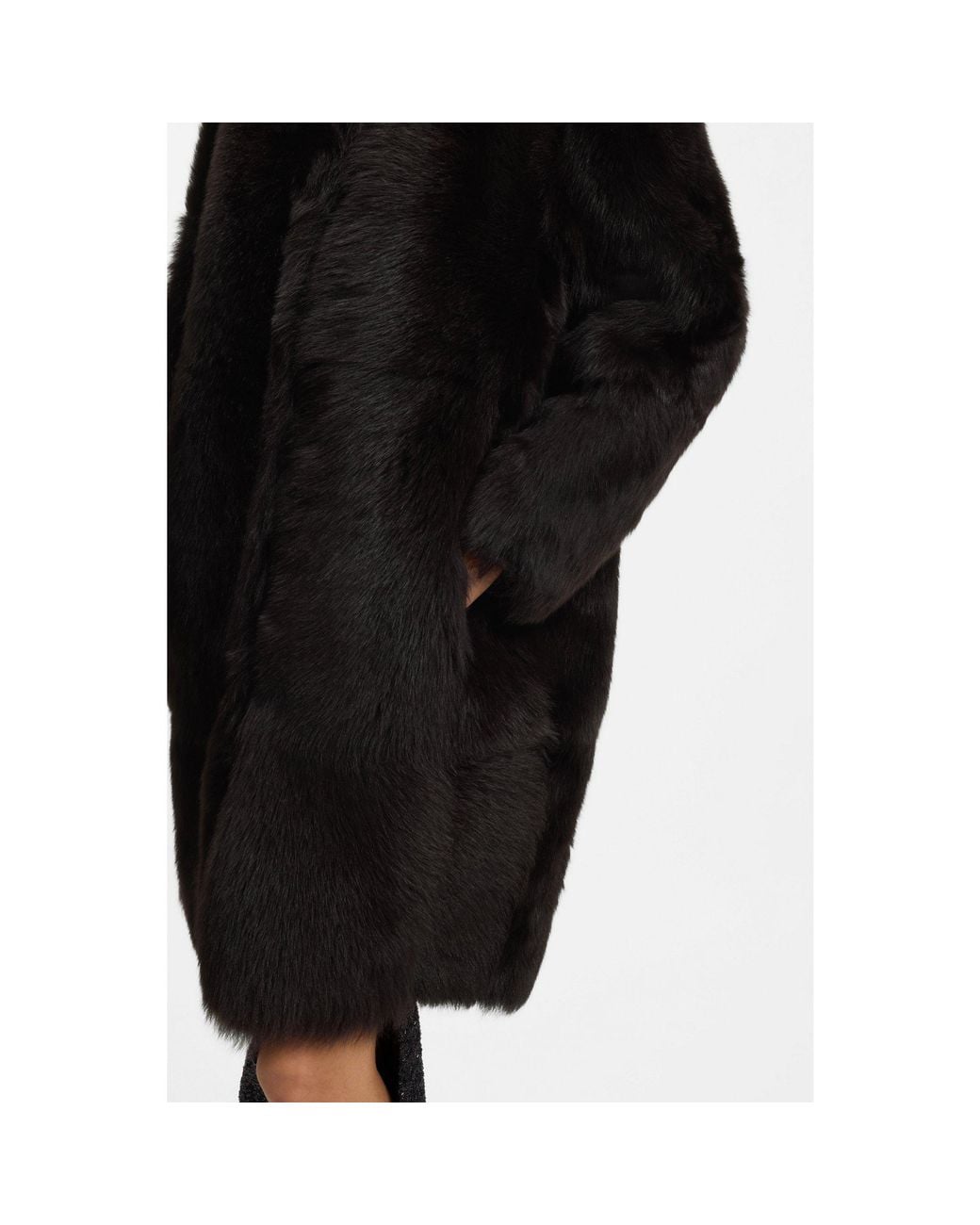 Boss Black Toscana-Shearling Coat