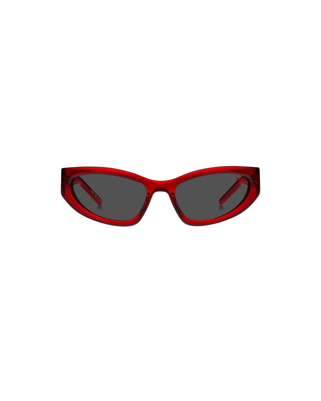 HUGO Red-acetate Optical Frames With 3d Monogram Men's Eyewear for men
