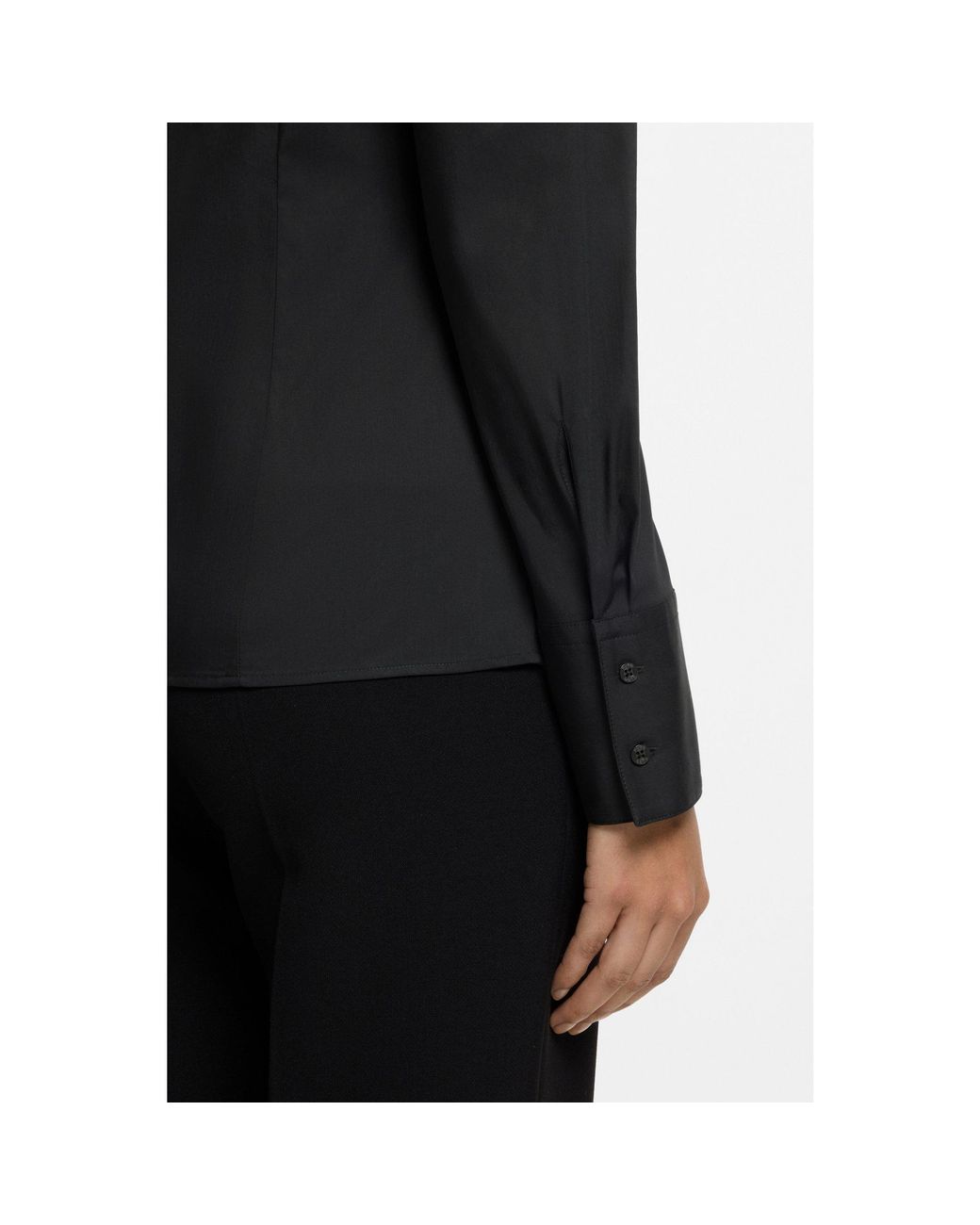 HUGO Black Slim-Fit Blouse