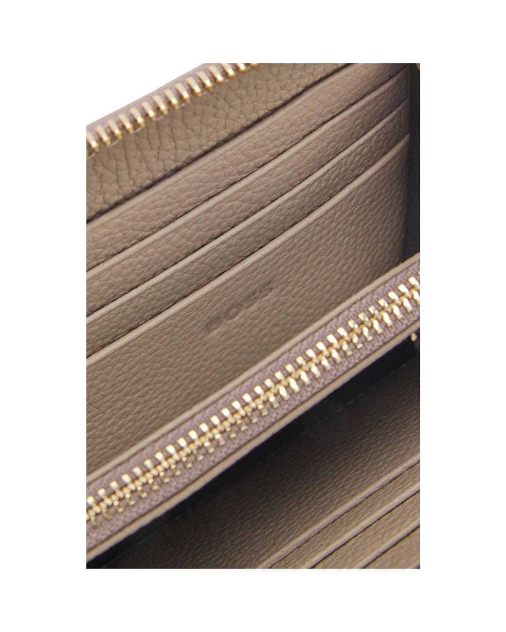 Boss Gray Ziparound Wallet