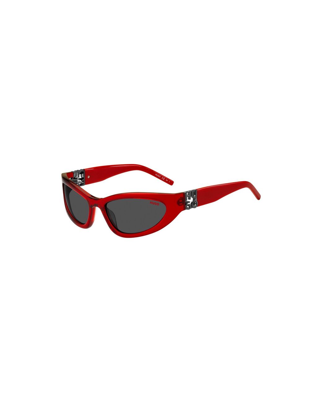 HUGO Red-acetate Optical Frames With 3d Monogram Men's Eyewear for men