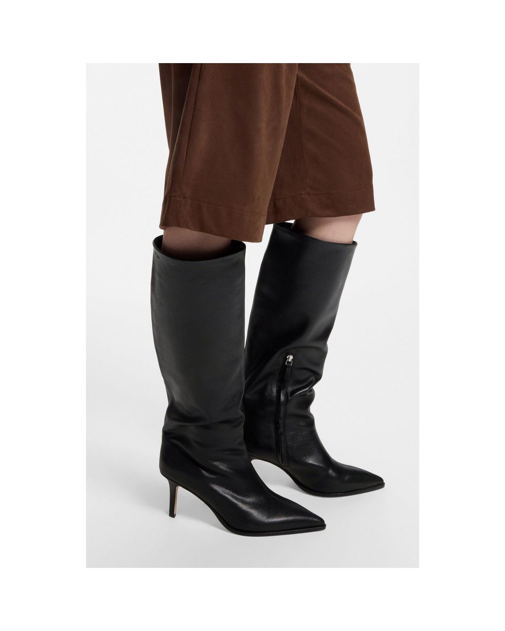Boss Black Knee-High Boots