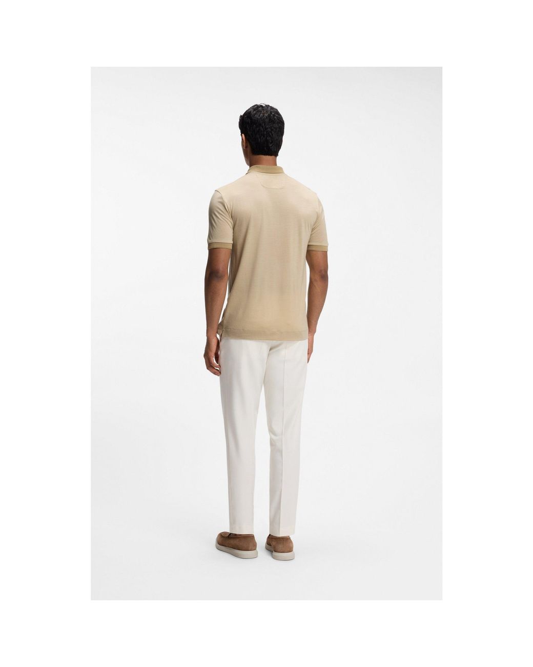 Boss Natural Regular-Fit Polo Shirt for men