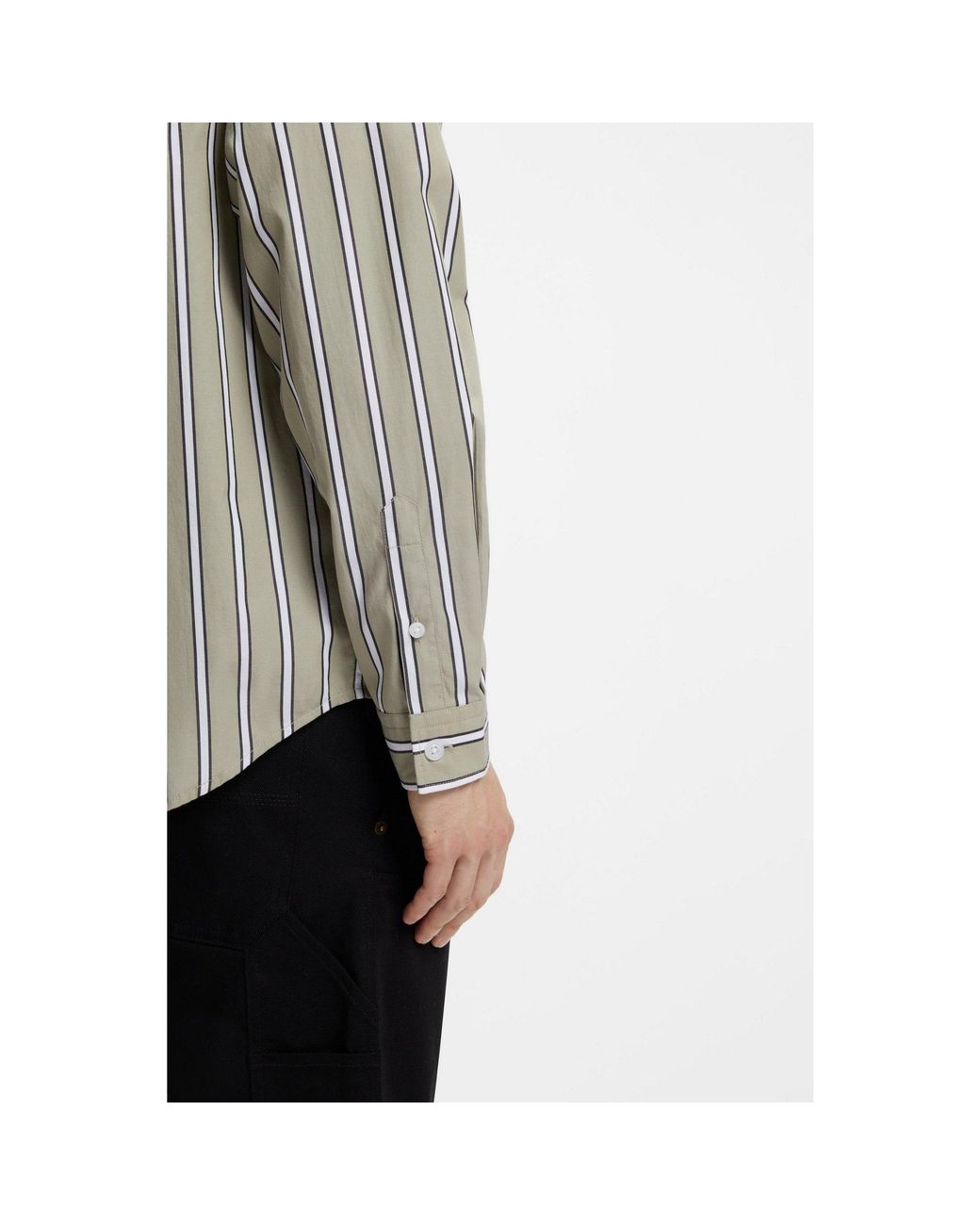 HUGO Gray Oversized-Fit Shirt for men