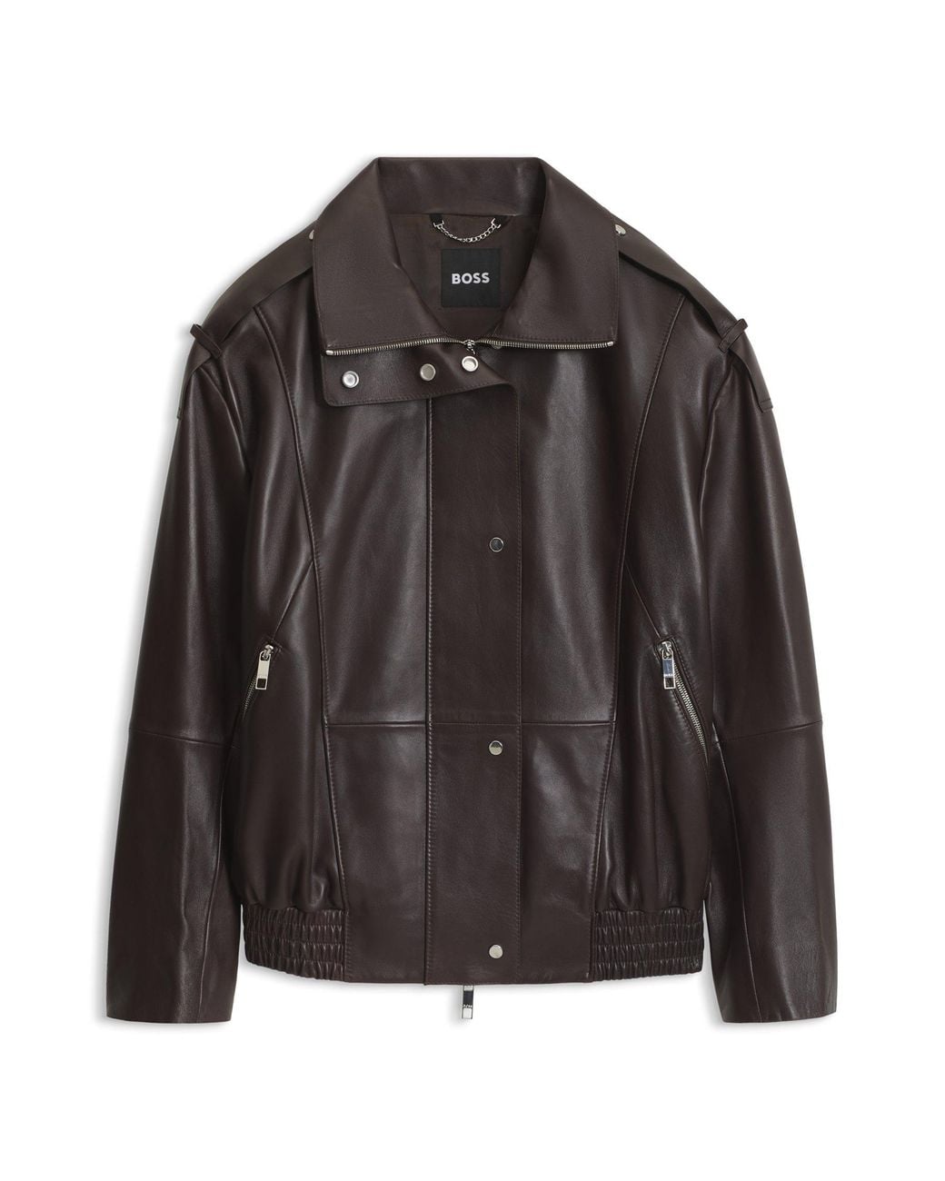 Boss Korte Trenchcoat in het Black