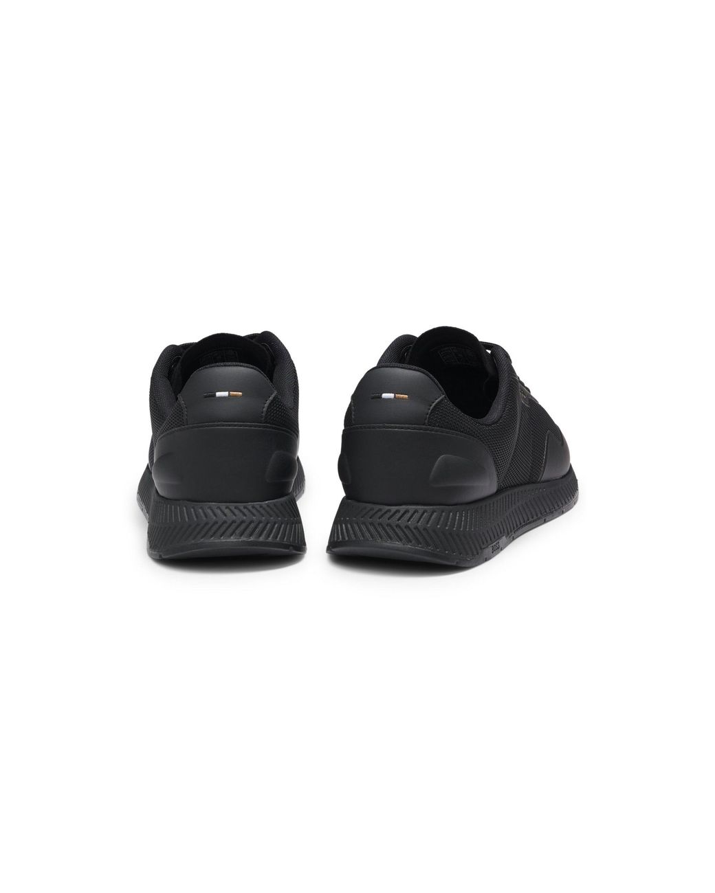 Boss Black Ttnm Mesh Trainers With Smooth Trims for men