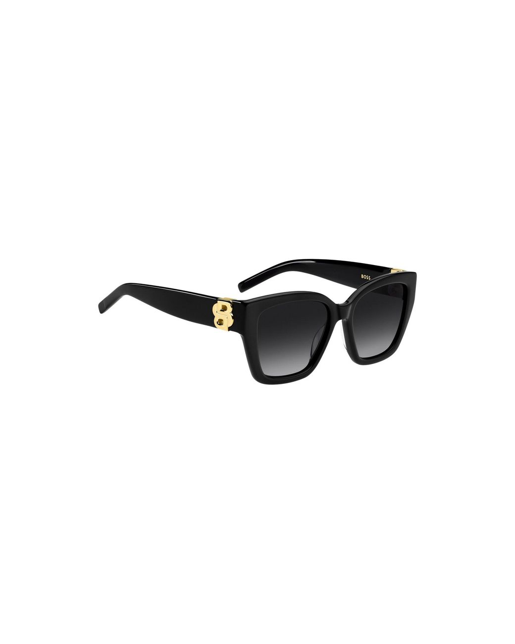 Boss Black Acetate Sunglasses With Double B Monogram