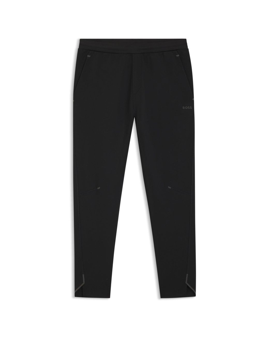 Boss Black Active Quick-Dry Trousers With Reflective Branding for men
