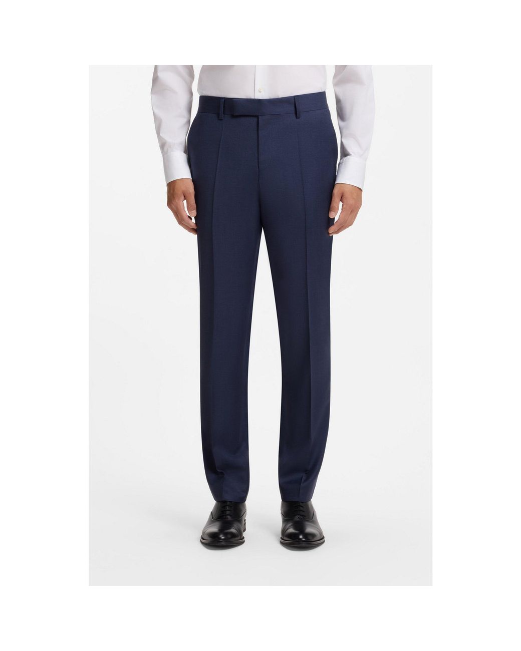 Boss Blue One Slim-Fit Trousers for men