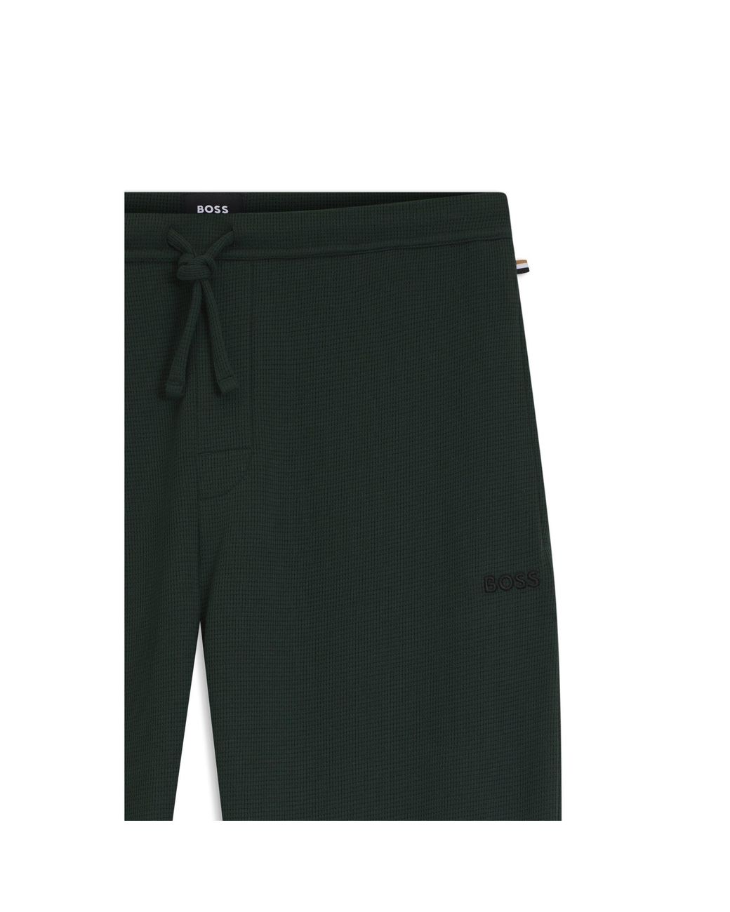 Boss Green Waffle-Knit Pyjama Bottoms for men
