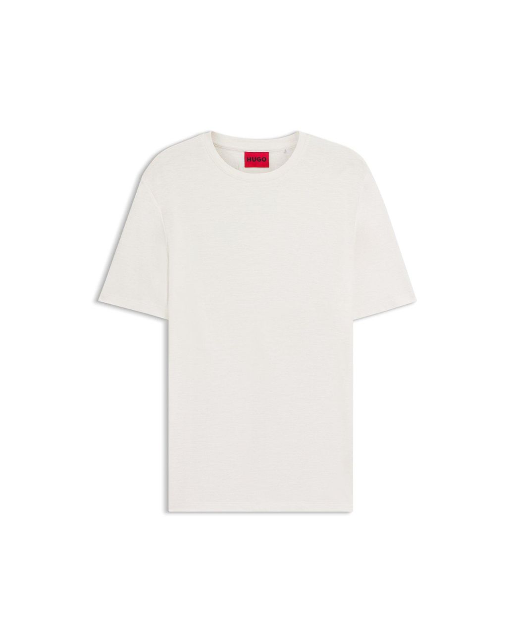 HUGO White Slim-Fit T-Shirt for men