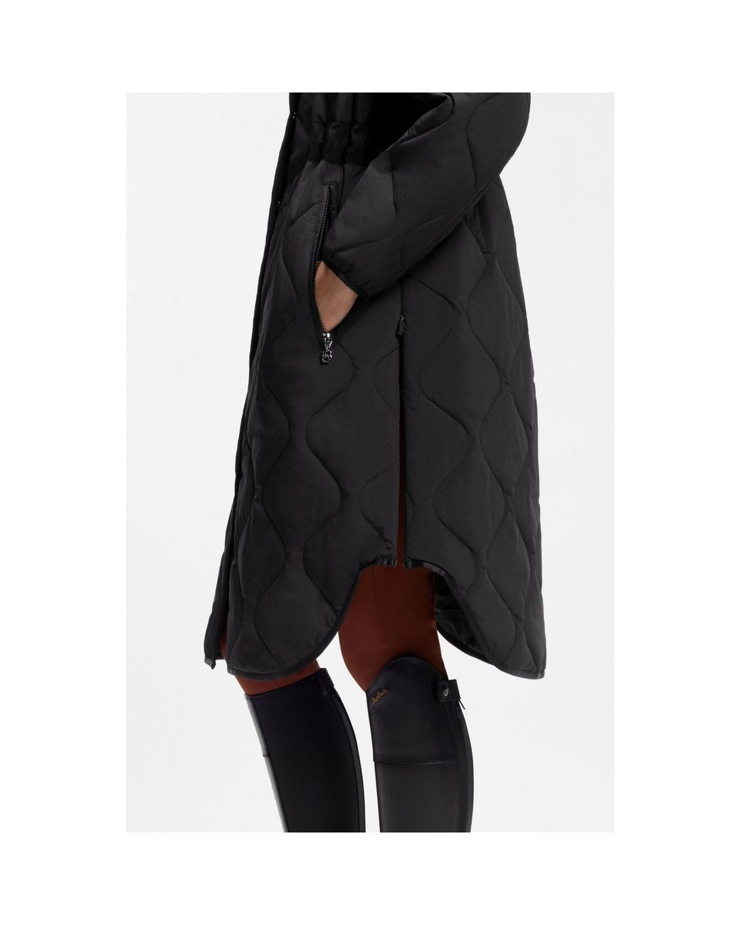 Boss Black Equestrian Quilted Coat